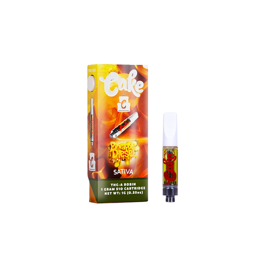 Cake THC-A Rosin 510 Cartridge 1g X10