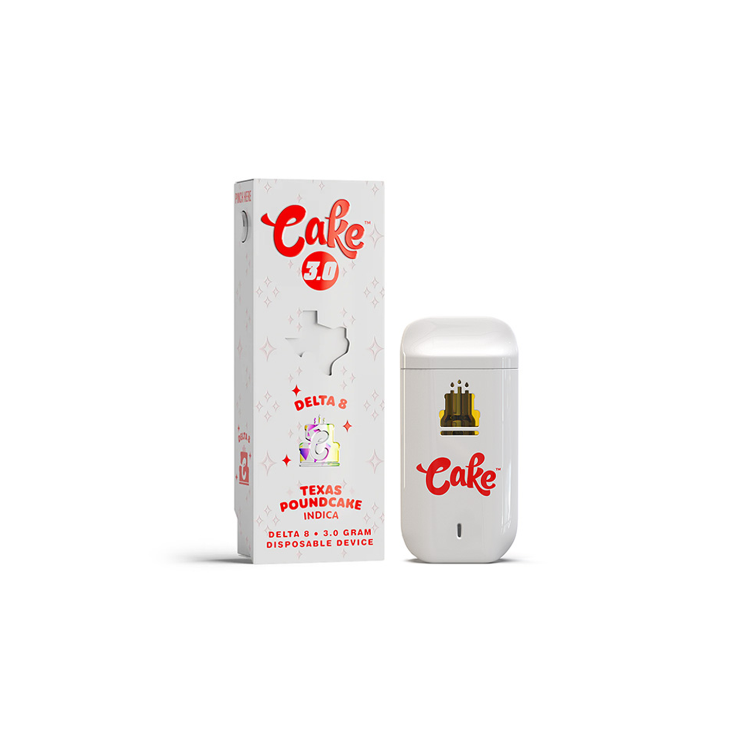 Cake Delta 8 Disposable Vape 3g X10